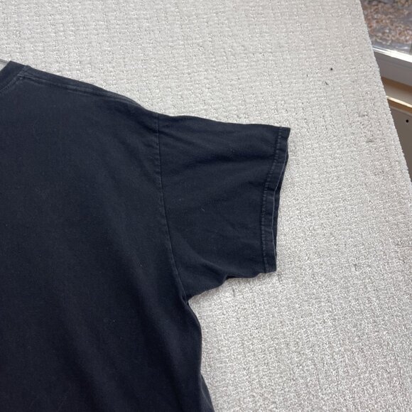 Y2K The Dark Knight Joker Heath Ledger Why So Serious Batman Black Shirt Men XL - Picture 13 of 15